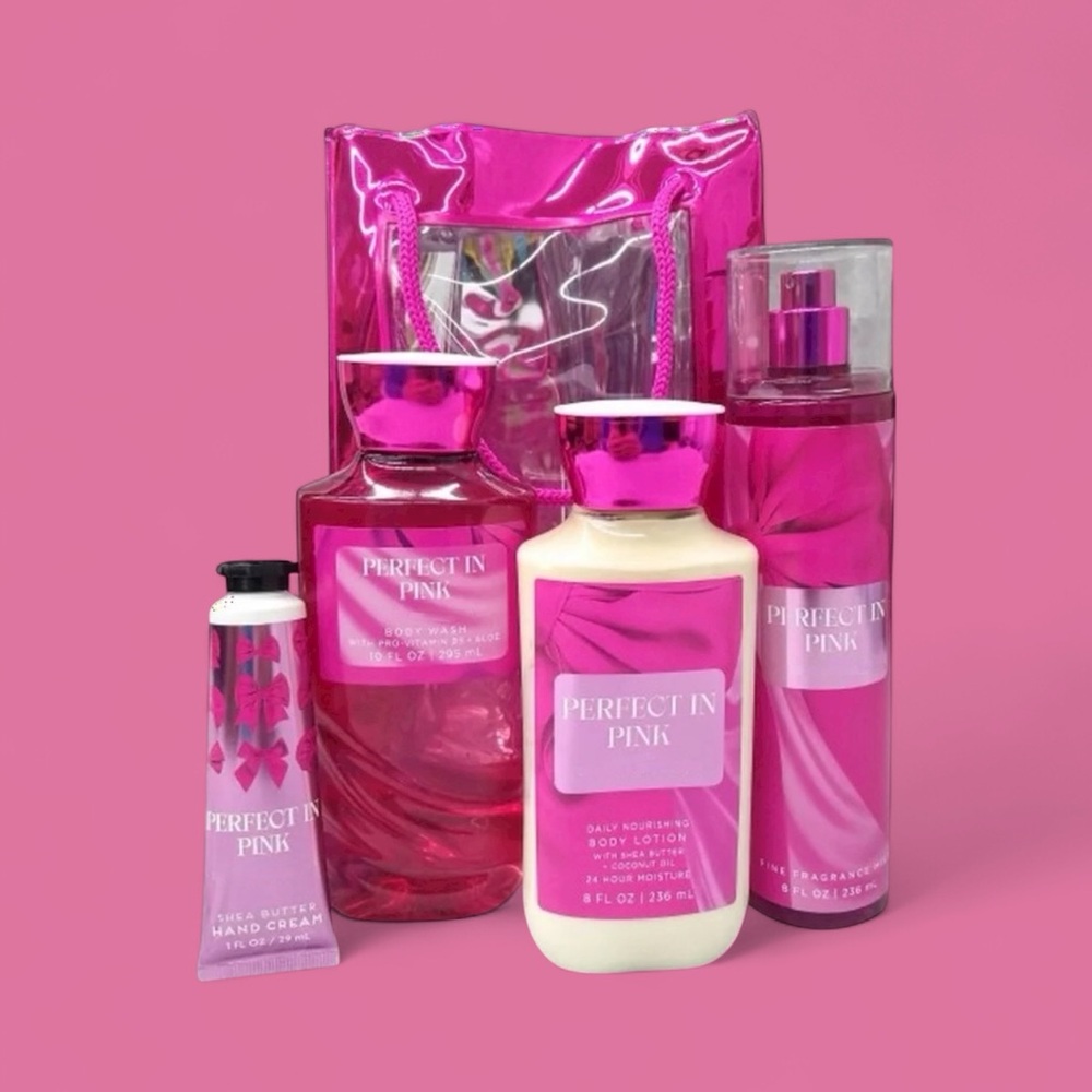 Bath & Body Works Perfect in Pink Body Wash Set
